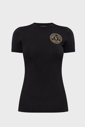 VERSACE JEANS COUTURE Pamuklu Logolu Bisiklet Yaka Slim Fit T Shirt T SH RT 74HAHT06 CJ03T G89 Fiyat Yorumlar Trendyol
