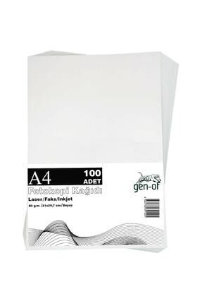 A4 80 G/m² 100 Ad. Beyaz Fotokopi Kağıdı (1 Paket)