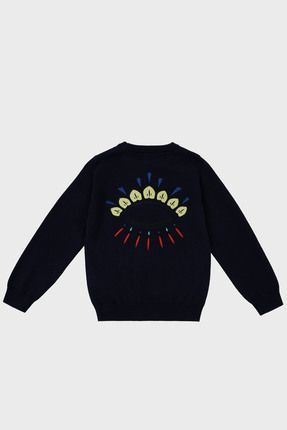 Kenzo Pamuk ve Ka mir Kar ml Cocuk Kazak K25725 868 SWEAT K25725 868 ELECTRIC BLUE Fiyat Yorumlar Trendyol