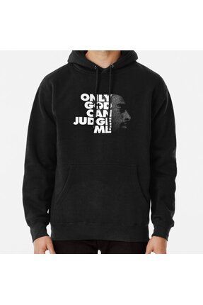 Denim Iconic Tupac Only God Can Judge Me Bask l Kap onlu Sweatshirt Fiyat Yorumlar Trendyol