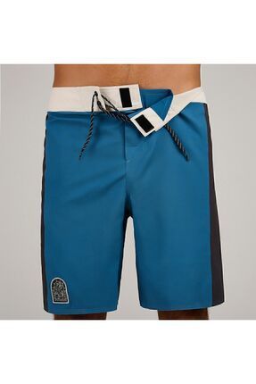 Decathlon Erkek Uzun 19 Deniz ortu Boardshort Gri Duz Alex 500