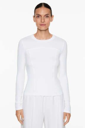 Oysho Uzun kollu fitilli t shirt Fiyat Yorumlar Trendyol