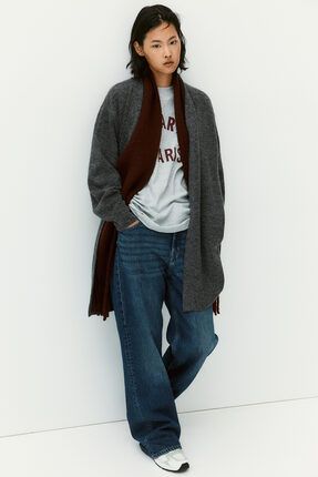 H M Long Cardigan Fiyat Yorumlar Trendyol
