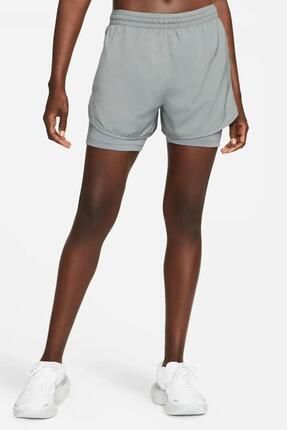 Nike Tempo Lux 2in1 Training Shorts Ikisi Bir Arada Taytl Kad n ort Gri Fiyat Yorumlar Trendyol