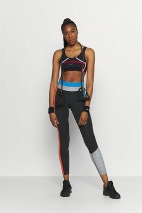 Nike One 7 8 Colour block Heathered Gri Kad n Tayt Fiyat Yorumlar Trendyol