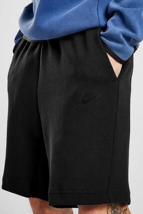 Nike Tech Fleece Unisex Black Shorts Pamuk Polyester Erkek ort Siyah Fiyat Yorumlar Trendyol