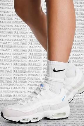 Nike Air Max 95 Leather Sneaker Unisex Hakiki Deri Gunluk Spor Ayakkb Beyaz Yukseklik 5cm Fiyat Yorumlar Trendyol