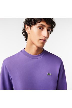 Lacoste Erkek Classic Fit Bisiklet Yaka Mor Sweatshirt Fiyat Yorumlar Trendyol