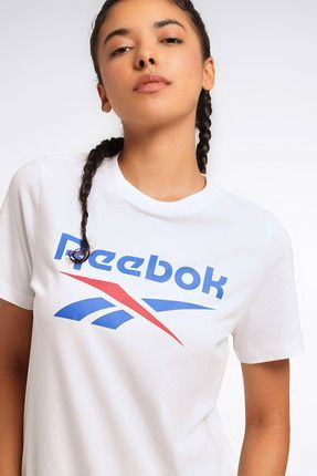 Reebok RI BL T SHIRT Beyaz Kad n K sa Kol T Shirt Fiyat Yorumlar Trendyol