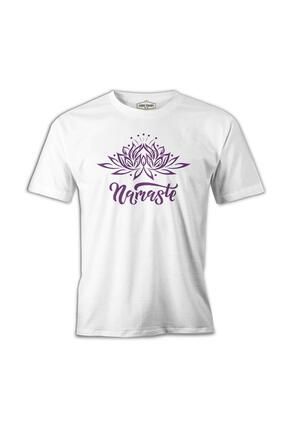 T shirt namaste on sale