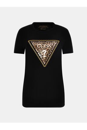 Guess Triangle Leo Kad n Slim Fit T shirt Fiyat Yorumlar Trendyol