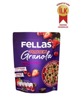 Granola - Kırmızı Meyveler & Protein Bar Parçacıklı 270 Gr