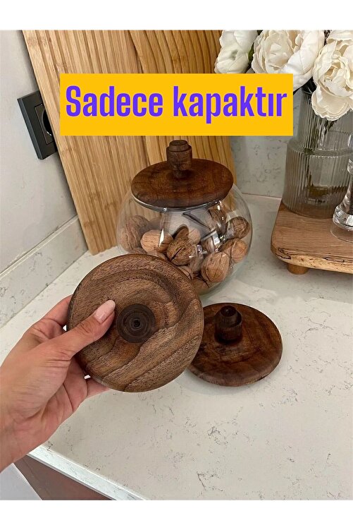 Ahşap Fanus Kapak, Ahşap Kapak , Kavanoz Kapağı