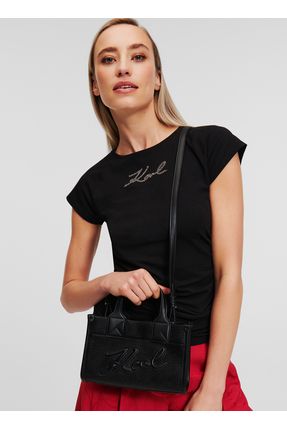 Karl lagerfeld black tote hotsell