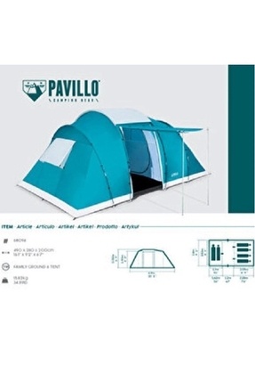 BESTWAY 6人用テント pavillo Family Ground 6（Bestway Family