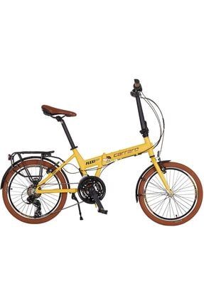 Flexi 121 Vb V fren Shimano 21 Vites Katlanır Bisiklet sarı