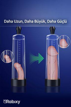 Slikon Başlıklı Penis Pompası Vakum Slikon Başlıklı Penis Pompası Vakum