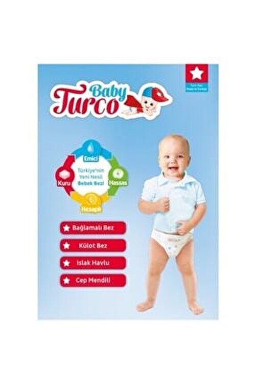 Baby Turco Bebek Bezi 3 Beden 5 9 Kg 50 Adet Fiyati Yorumlari Trendyol