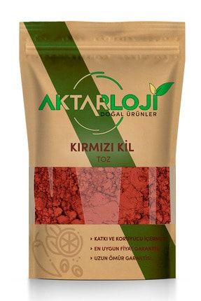 1 kg Toz Kırmızı Kil / Cilt Ve Yüz Maskesi Için