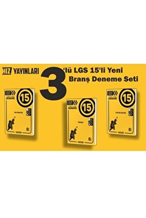 Hiz Yayinlari 8 Sinif 3 Lu Yeni Deneme Set 15 Li Fiyati Yorumlari Trendyol