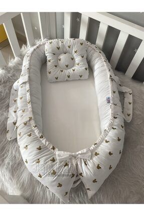Nest Gold Tasarım Lüx Tasarım Jaju-babynest Anne Yanı Bebek Yatağı