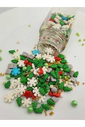 Yılbaşı Dr Gusto Yenilebilir Süsleme Şekerleri Mix Sprinkles 100gr No:4