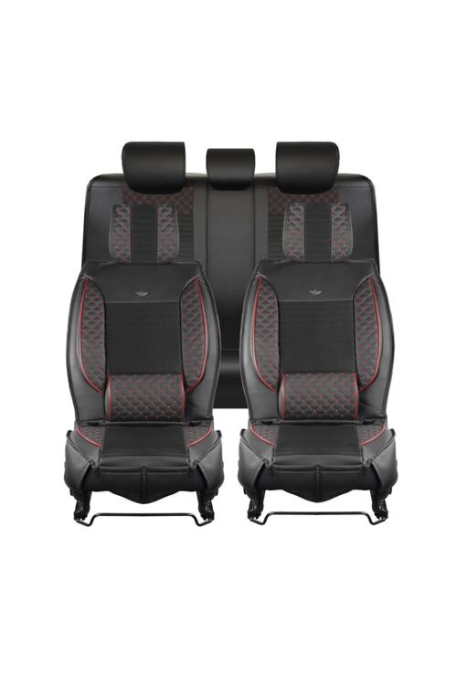 Stil Luks Oto Koltuk Kilifi Siyah Kirmizi Fiat Egea Fiyati Yorumlari Trendyol
