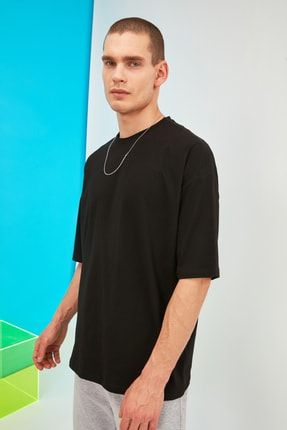 Trendyol Man Tisort Erkek Oversize Siyah Bisiklet Yaka T Shirt Fiyati Trendyol Trendyol Man Tisort Erkek Oversize Siyah Bisiklet Yaka T Shirt Fiyati Trendyol