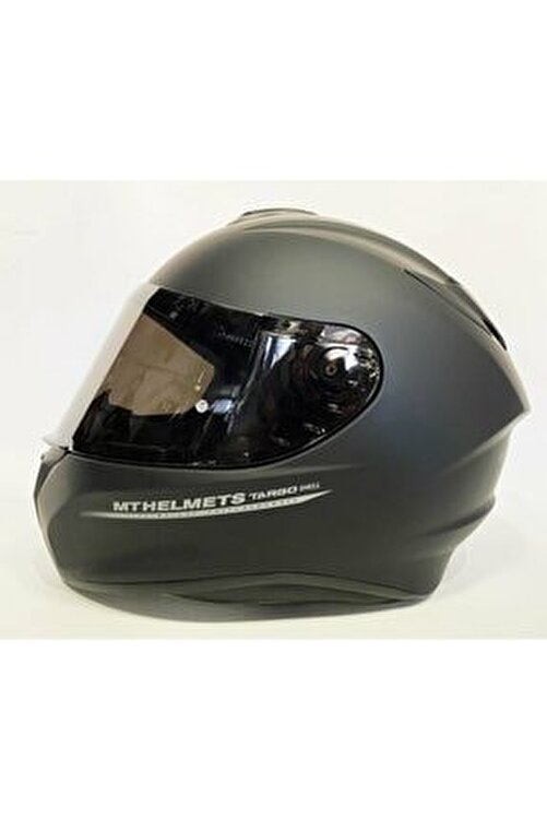 MT Helmets Kask Mt Kask Targo A11 Mat Black (siyah Camlı) 1