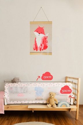 Wappa Katlanabilir Yatak Bariyeri Yatak Korkulugu 150 X 50 Cm Pembe Fiyati Yorumlari Trendyol