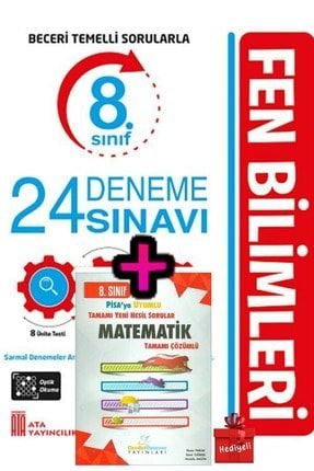 ata yayincilik 8 sinif lgs fen bilimleri 24 deneme sinavi fiyati yorumlari trendyol