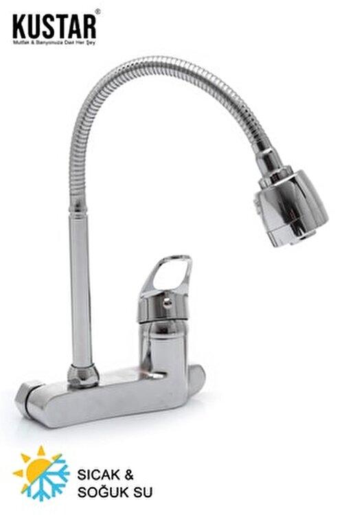 kustar yandan aplike mutfak eviye bataryasi spiral oynar kobar baslikli fiyati yorumlari trendyol