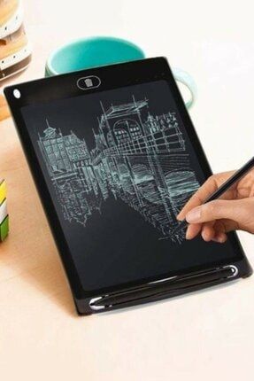 Writing Tablet Lcd 8.5 Inç Dijital Kalemli Çizim Yazı Tahtası Siyah Yazı Tahtası