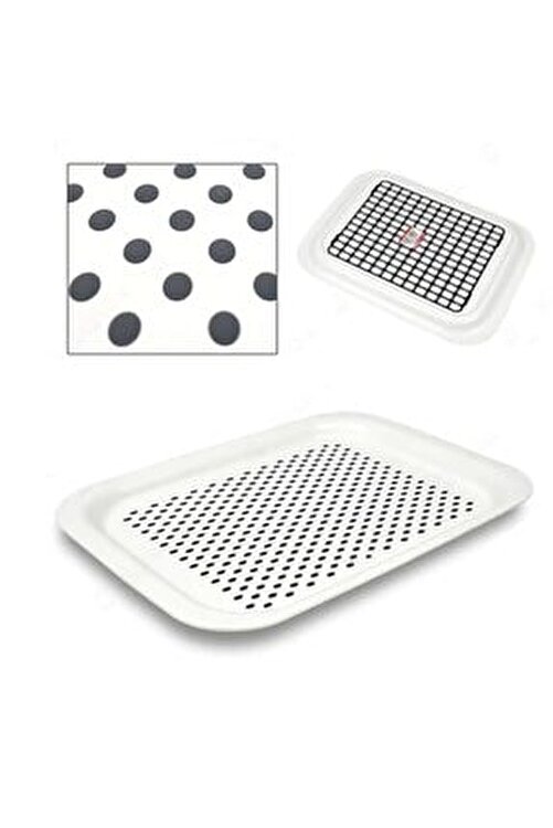 Entude Kaymaz Kaydirmaz Tepsi Beyaz Cift Renkli Kucuk Teps Fiyati Yorumlari Trendyol