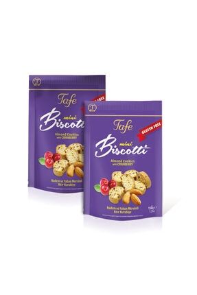 Glutensiz Yaban Mersinli Mini Biscotti Kıtır Kurabiye 150g X 2