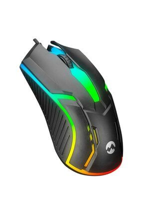 Sm-g52 Usb Siyah Aydınlatmalı Gaming Oyuncu Mouse