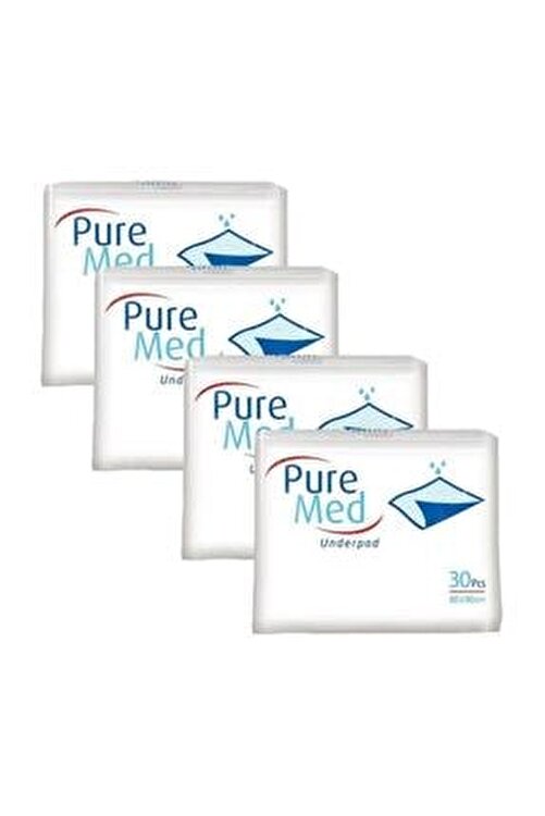 puremed hasta alti bezi serme yatak koruyucu 60x90 30 lu 4 paket fiyati yorumlari trendyol