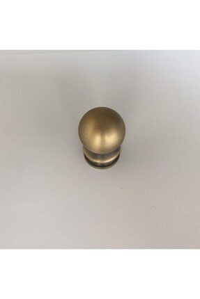 Küçük Misket Küre Düğme Antik Sarı 25mm Çapında Çekmece Dolap Mobilya Kulpları