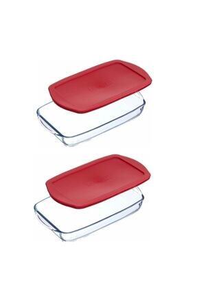 pasabahce borcam kirmizi kapakli dikdortgen saklama kabi 2 adet fma00496 fiyati yorumlari trendyol