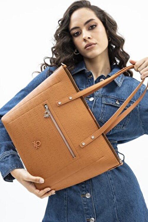 benetton benetton kadin kol cantasi camel bnt604 fiyati yorumlari trendyol