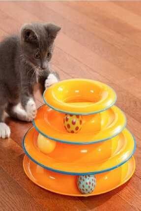 Easy Pet Tower Of Tracks Toplu Yuvarlak Kedi Oyunca 24 X 13 Cm
