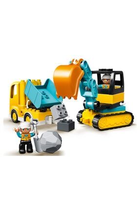 lego truck and excavator