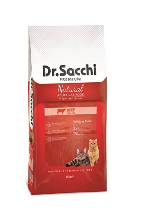 Dr Sacchi Premium Beef Yetiskin Kedi Mamasi 15 Kg Fiyati Yorumlari Trendyol