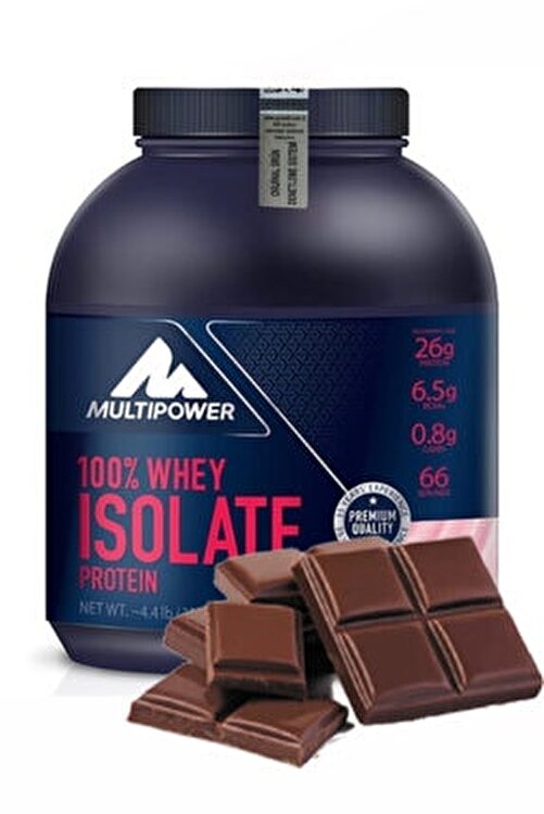 Multipower Whey Isolate Protein 2000 gr Protein Tozu Isolate Izole Çikolata Çikolata Aromalı 1