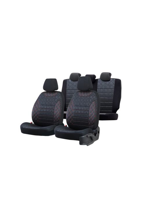 Sezar Nissan Qashqai Oto Koltuk Kilifi Siyah Kirmizi Standart Beden Fiyati Yorumlari Trendyol