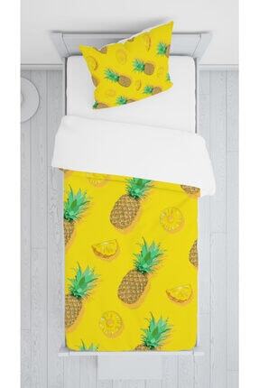 daniel kids suet yatak ortusu takimi ananas desenli fiyati yorumlari trendyol