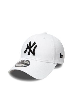Beyaz Unisex Şapka - 9forty League Basic New York Yankees White/black