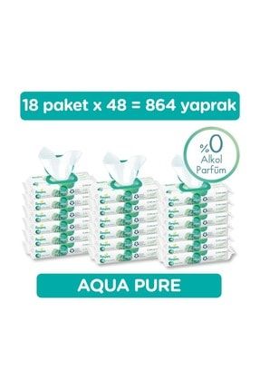Pampers Aqua Pure Islak Havlu 18 Paket 864 Yaprak