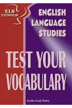 Els Yayıncılık English Language Studies Test Your Vocabulary And Answers