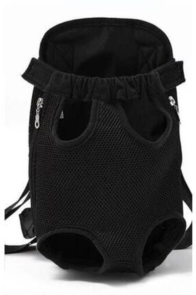 Al&fa Grup Unisex Siyah Ana Kucağı Mini Irk Köpek Sırt Taşıma Çanta Anakucağı Siyah